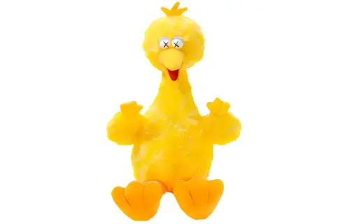 UNIQLO UNIQLO x SESAME STREET/Sesame Street x KAWS KAWS character Big Bird Big Bird yellow doll plush doll 54cm high
