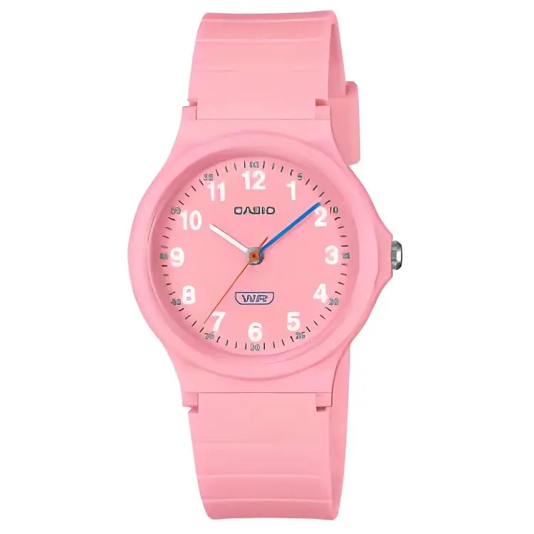 CASIO Quartz Movement Resin Strap Watch Women's Watch Pink Watch Dial