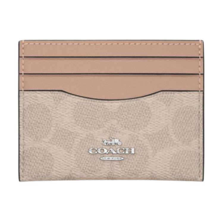 Женский кардхолдер COACH (песочно-серый)