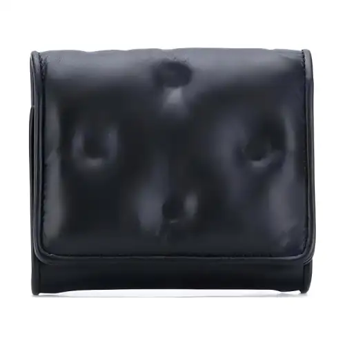 Maison Margiela Sheepskin Card Holder, Wallet Women's Black