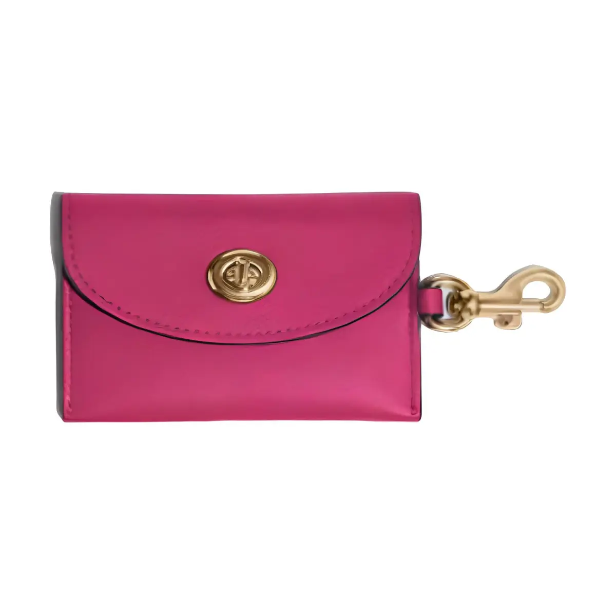 COACH Leather Coin Purses Women's Rose Red