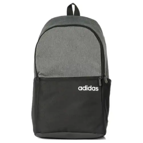 Adidas Polyester Backpack Regular Unisex Gray Black