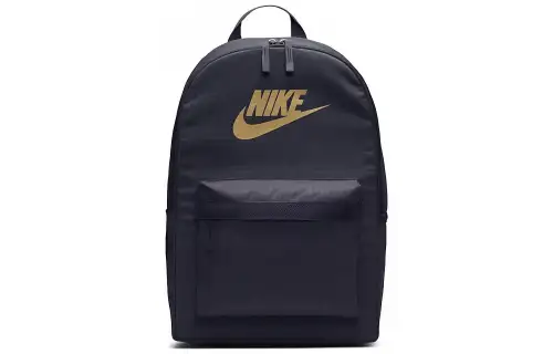 Nike Heritage Polyester Backpack Unisex Obsidian & Gold