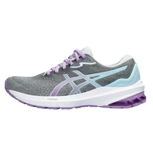 Asics GT 1000 11 Comfortable Low top Running Shoes Women's Gray Purple