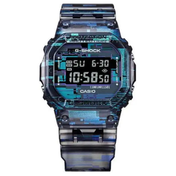 CASIO Unisex G-SQUAD Series 48.9mm Gray Watch DW-5600NN-1PR