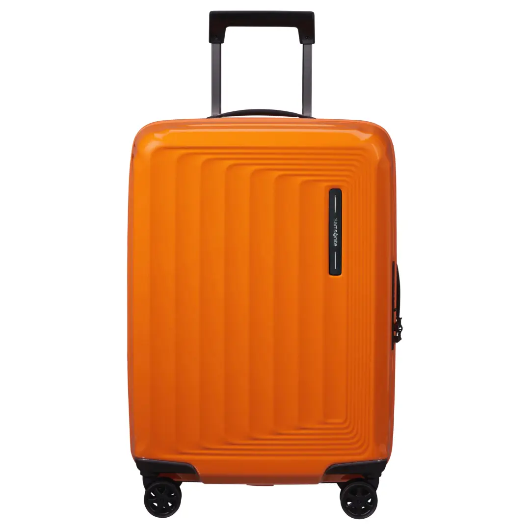 SAMSONITE NUON Polycarbonate Suitcase Luggage 20 Inch Unisex Papaya Orange