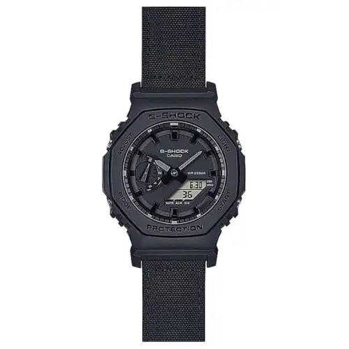 CASIO Men Liquid Crystal/Analog Dual Display Series Black Watch