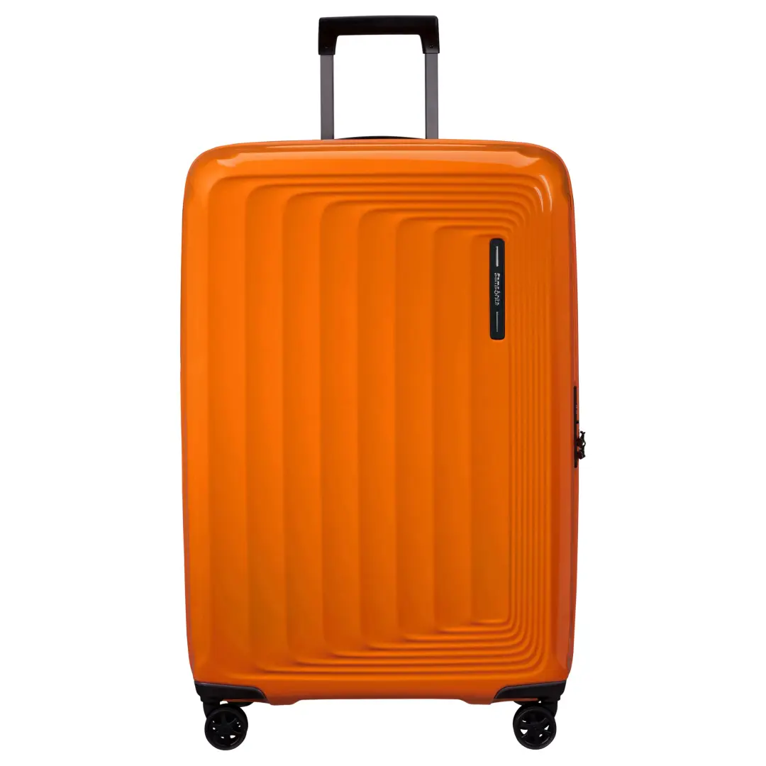 SAMSONITE NUON Polycarbonate Suitcase Luggage 28 Inch Unisex Papaya Orange
