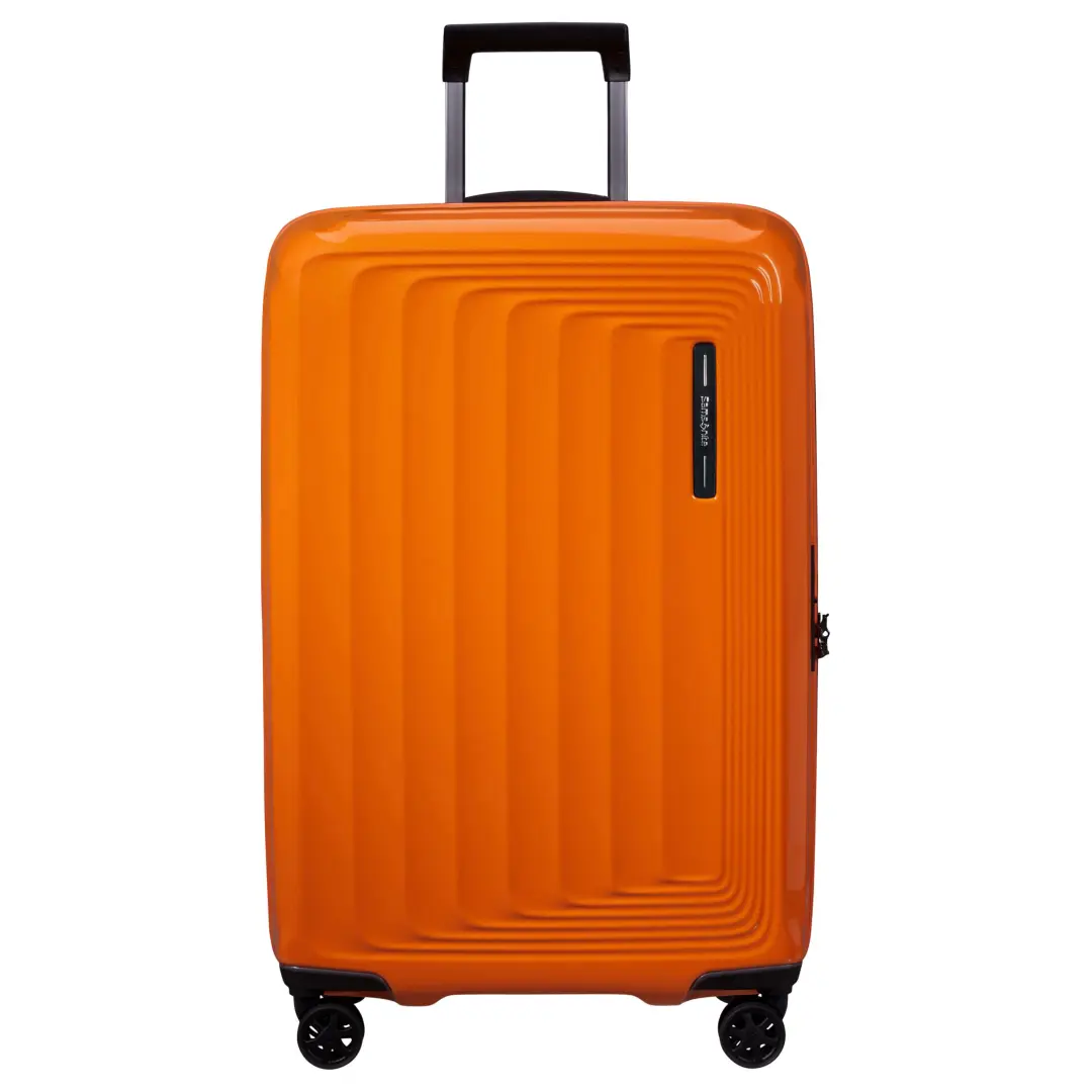 SAMSONITE NUON Polycarbonate Suitcase Luggage 25 Inch Unisex Orange