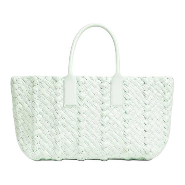 Bottega Veneta Cabat Lambskin Tote Bag, Shopping Bag, Shoulder Bag, Crossbody Bag, Handbag Women's Glacier Green