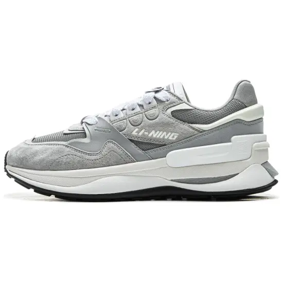 LiNing 001 Innocence V2 Lightweight Rebound Low-Top Casual Shoes Men's Gray