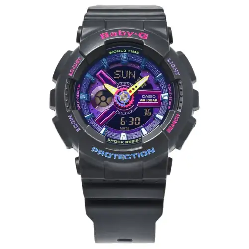 CASIO Women's BABY-G 46.3mm Purple Watch BA-110TM-1A