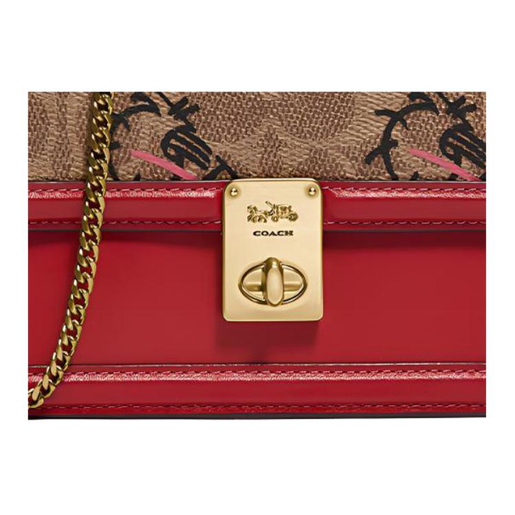 Сумка COACH (красная) — фото 5