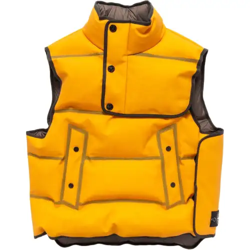STONE ISLAND Vest Unisex Yellow