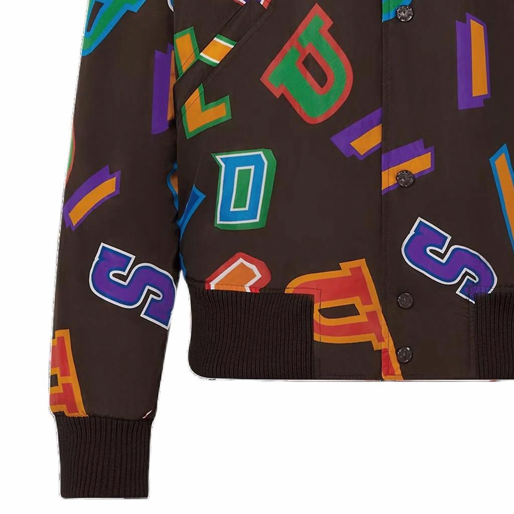 Мужская куртка Louis Vuitton x NBA (коричневая) — фото 6
