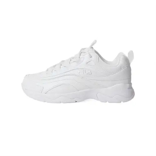 FILA Promenade Synthetic Leather Comfortable Cushioning Low top Casual Shoes Unisex White