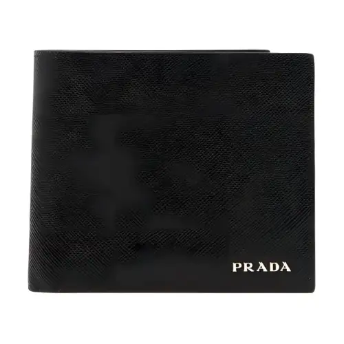 PRADA Saffiano Leather Wallet Men's