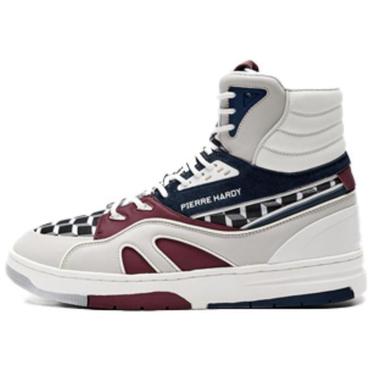 Пьер Харди x LI-NING 1990 Комфорт высокий панель обувь мужской стиль красный голубой