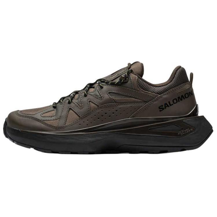 SALOMON Salomon ODYSSEY ELMT LOW LTR soft and comfortable, breathable, lightweight and wear-resistant, low-cut lifestyle shoes, same style for men and women, brown