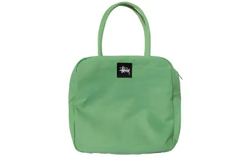 Stussy Acrylic Tote Bag, Shopping Bag, Handbag Regular Unisex Green