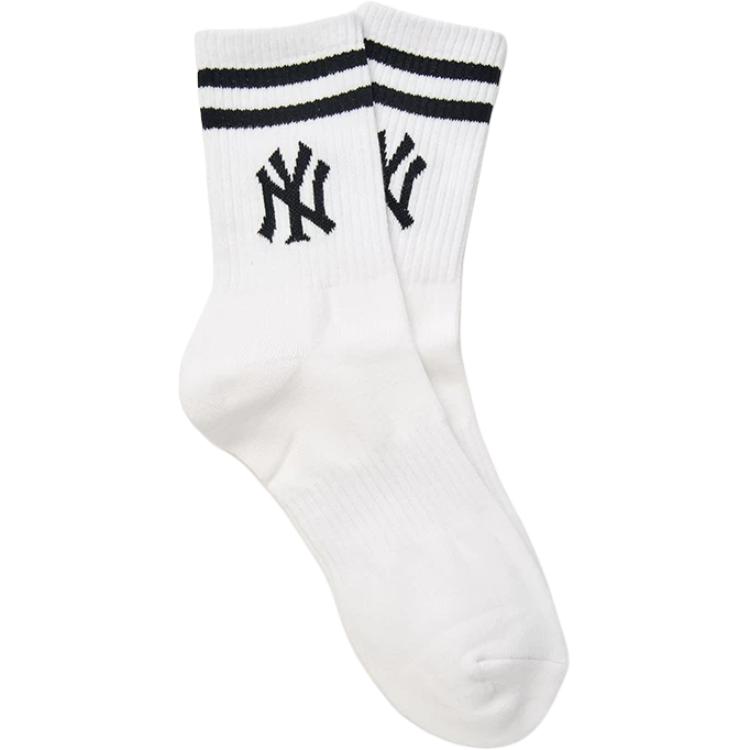 MLB New York Yankees Crew Socks Unisex 1 Pack Ecru