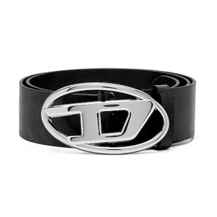 DIESEL Cow Leather Belts Women's Black