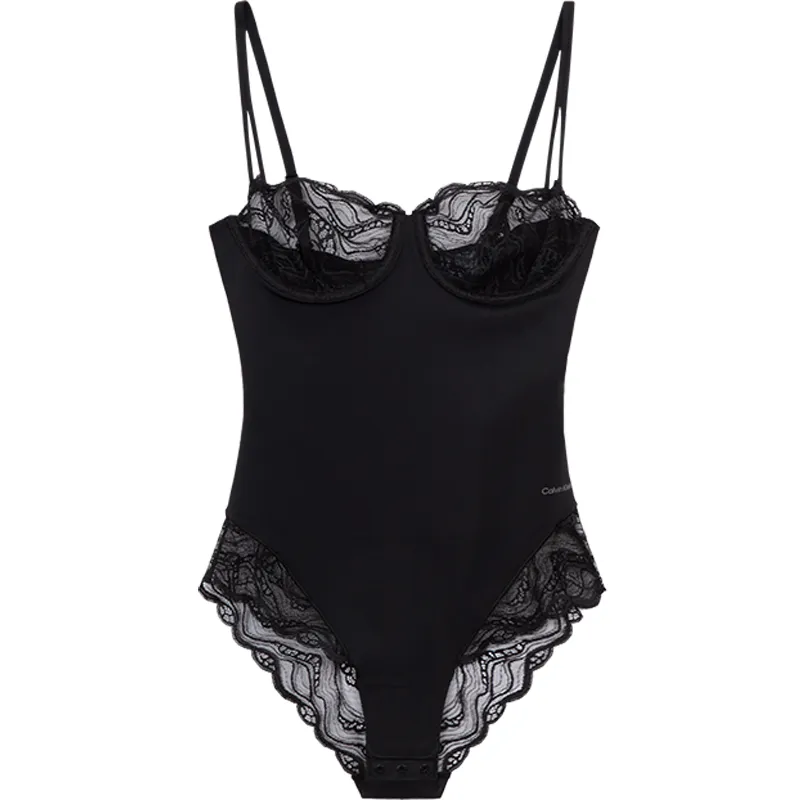 CALVIN KLEIN Bodysuits Women's Space Black