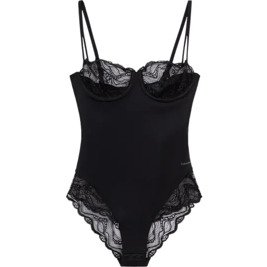 CALVIN KLEIN Bodysuits Women's Space Black