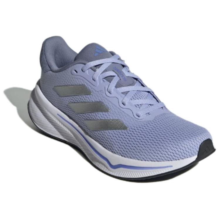 Adidas Slip Resistant Abrasion Resistant Low top Running Shoes Women’s Purple Silver