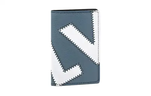 LOUIS VUITTON Pocket Organizer Blue/Yellow