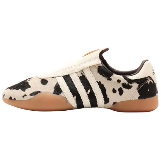 Adidas TAEKWONDO Anti-Slip Wear-Resistant Low-Top Training Shoes Women's White Black