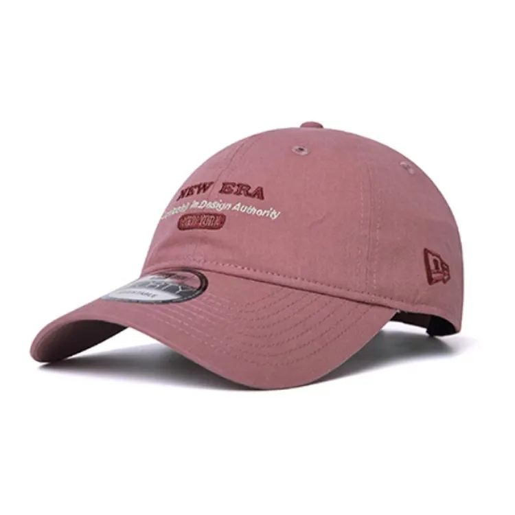 New Era Cotton Baseball Caps Unisex Pink