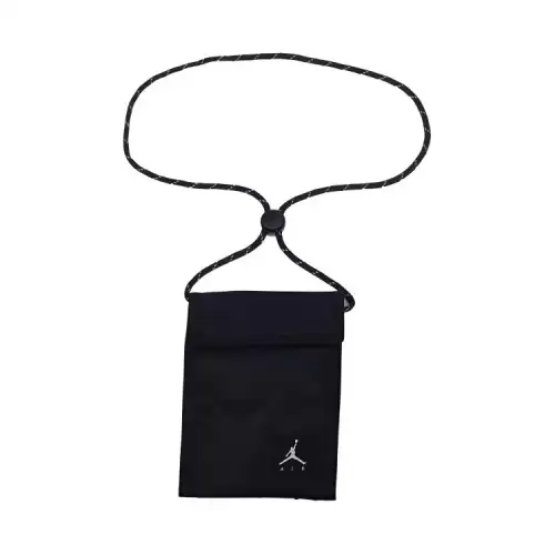 Jordan Polyester Card Holder, Wallet, Crossbody Bag Mini Unisex Black