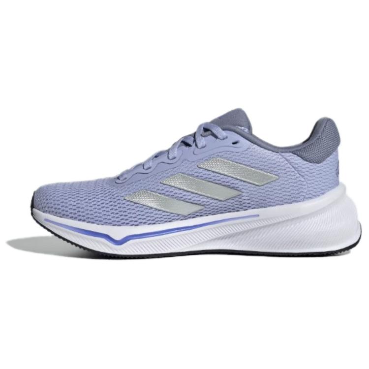 Adidas Slip Resistant Abrasion Resistant Low top Running Shoes Women’s Purple Silver