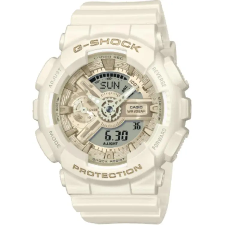 CASIO 200m Waterproof Quartz Movement Watch Unisex Gold Dial
