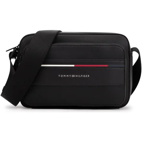Tommy Hilfiger Artificial Leather Crossbody Bags Medium Men's Black