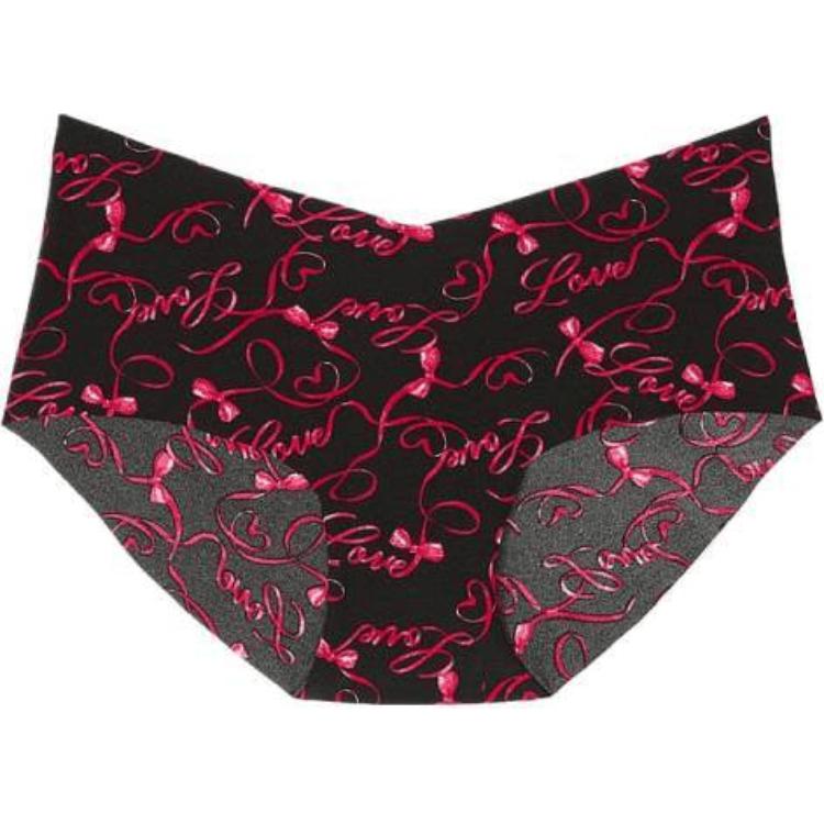 Victoria's Secret /Victoria's Secret SS25 Valentine's Day Series Comfortable Low Waist Covering Underwear Women's 1 Pack Black