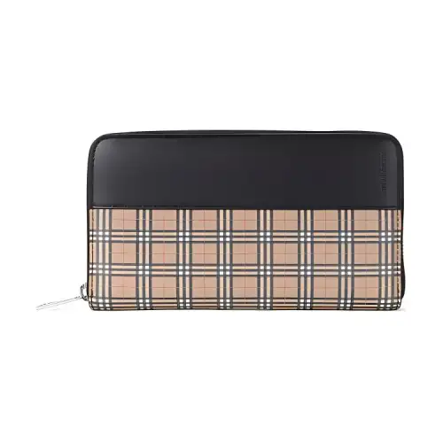 Burberry Cow Leather Wallet Large Men's Multicolor