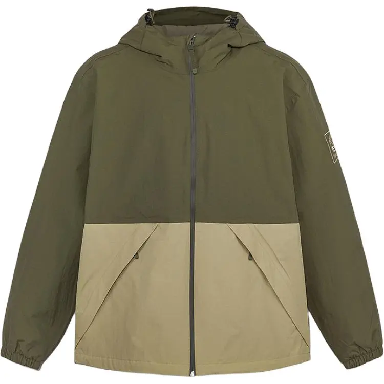 Timberland Waterproof, Windproof, And Breathable Windbreaker Jacket Men's Army Green/Liquorice Yellow
