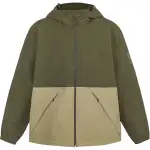 Timberland Waterproof, Windproof, And Breathable Windbreaker Jacket Men's Army Green/Liquorice Yellow