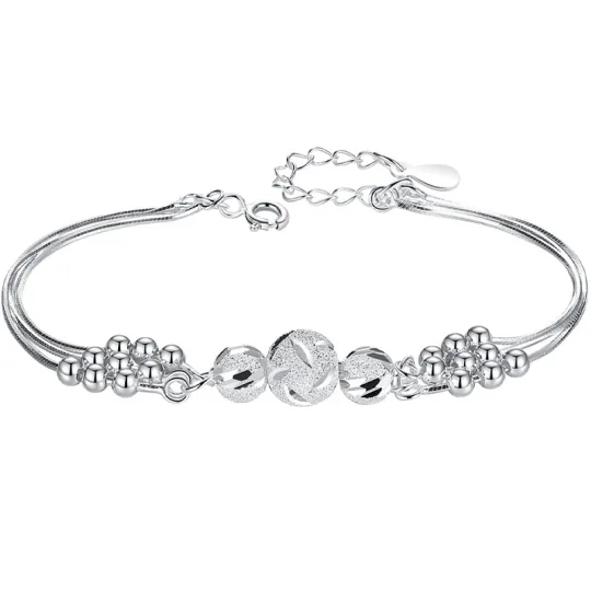 YINCHIE 990 Silver Material Bracelets Women's