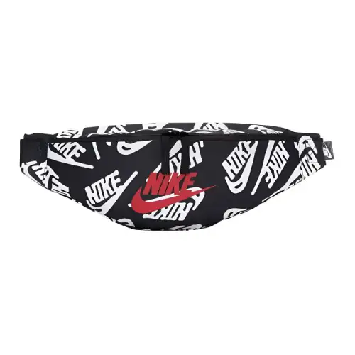 Nike Heritage Polyester Fanny Pack Regular Unisex Black