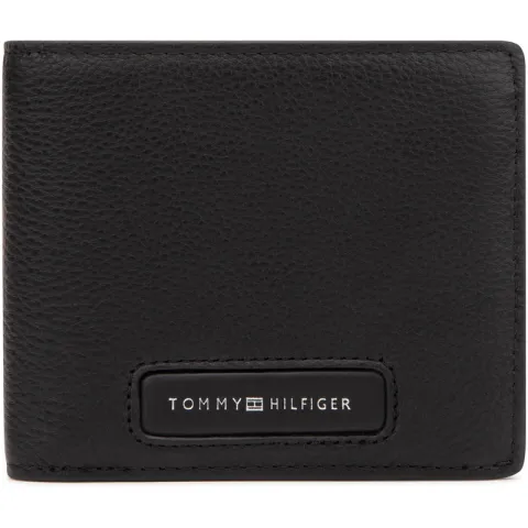 Tommy Hilfiger Cow Leather Wallet Men's Black
