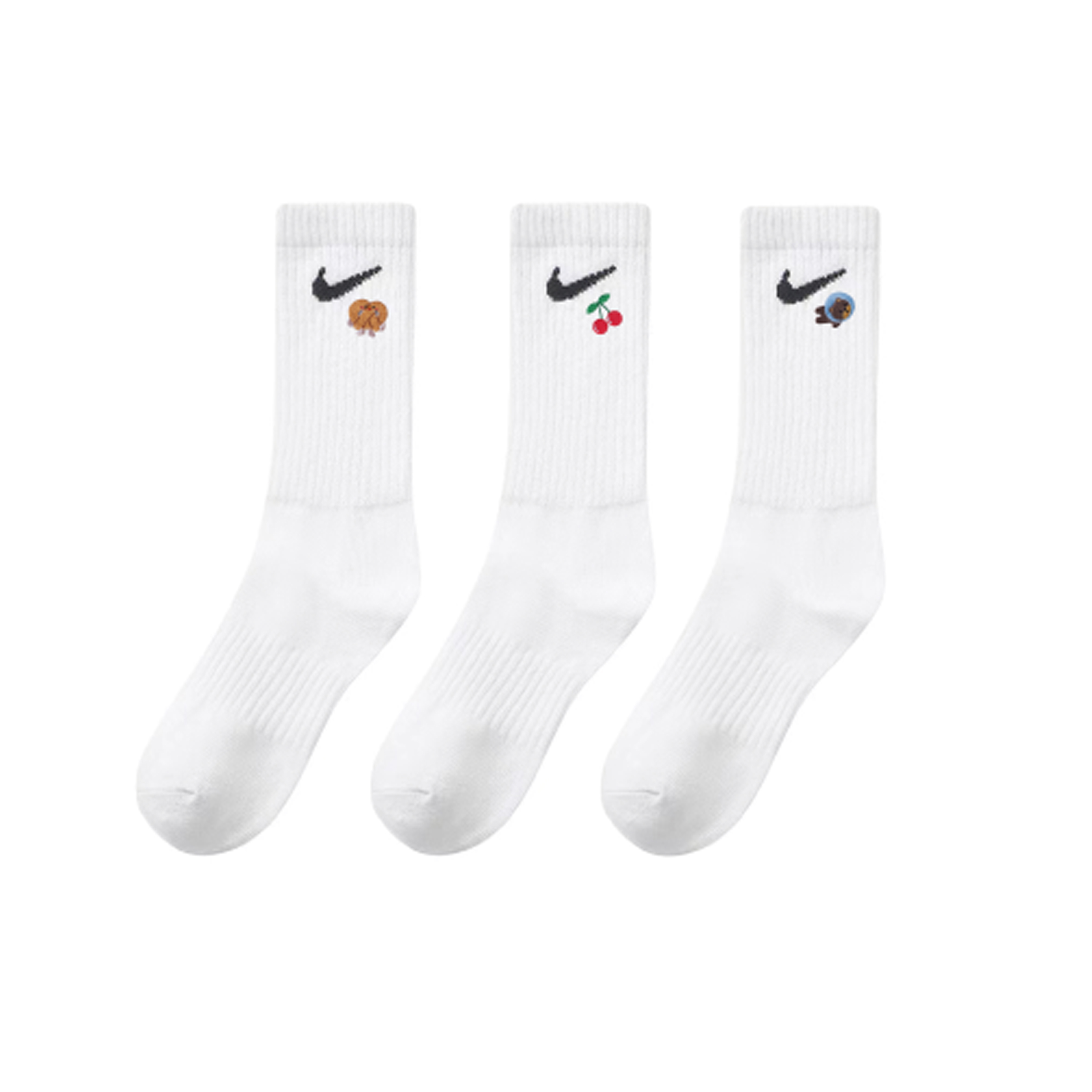 Nike Crew Socks Unisex 3 Pack White