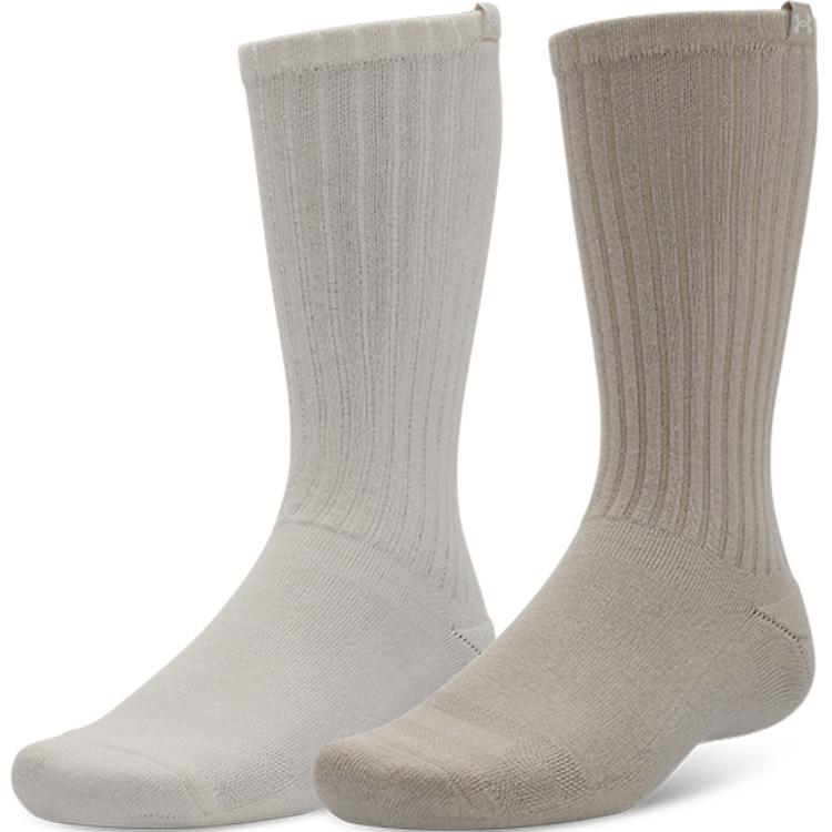 Under Armour Sportstyle Crew Socks Unisex 2 Pack Rock
