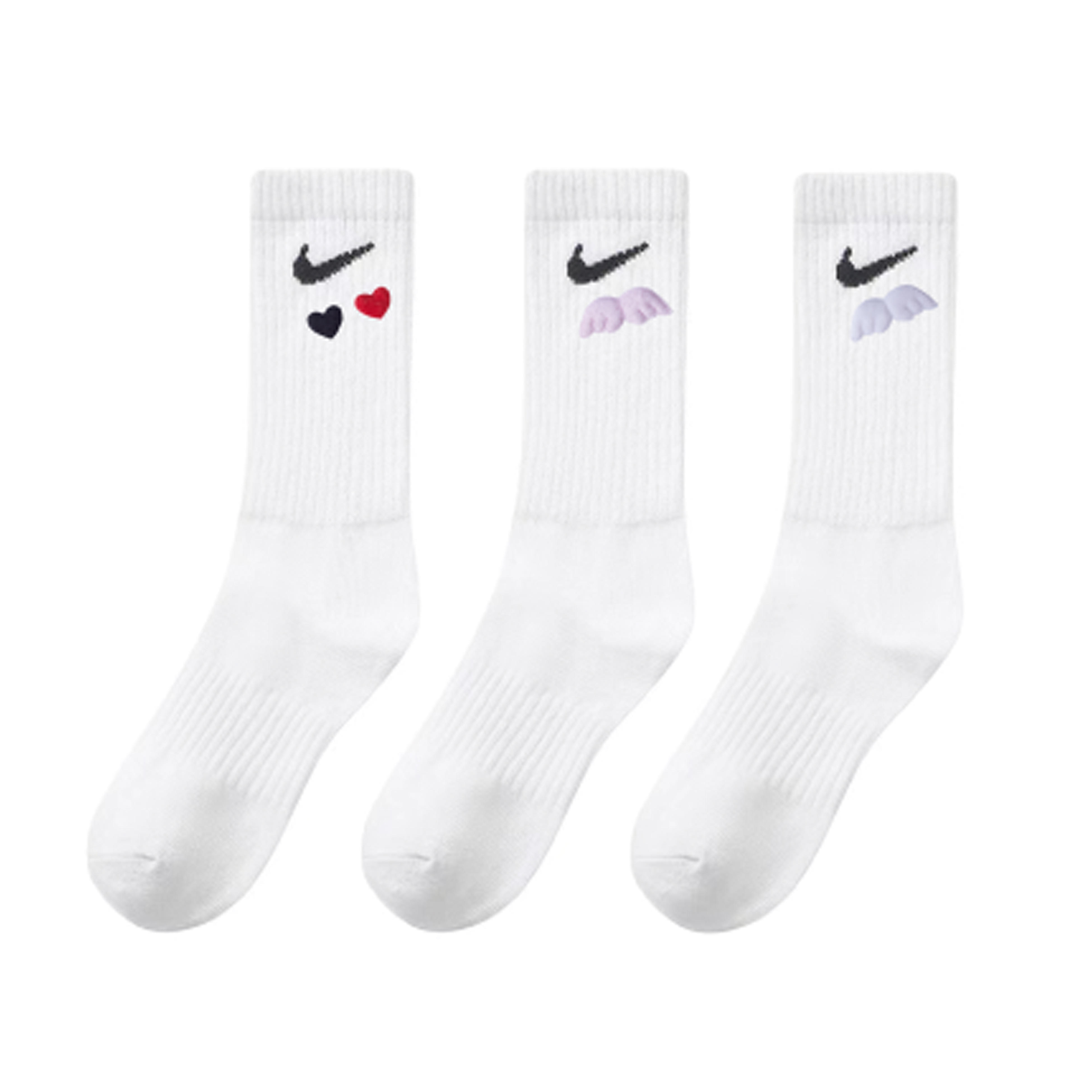 Nike Crew Socks Unisex 3 Pack White