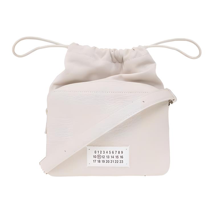 Maison Margiela Panelled Drawstring Shoulder Bag