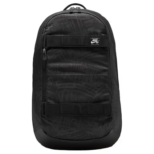 Nike Canvas With Polyester Backpack Regular Unisex Black