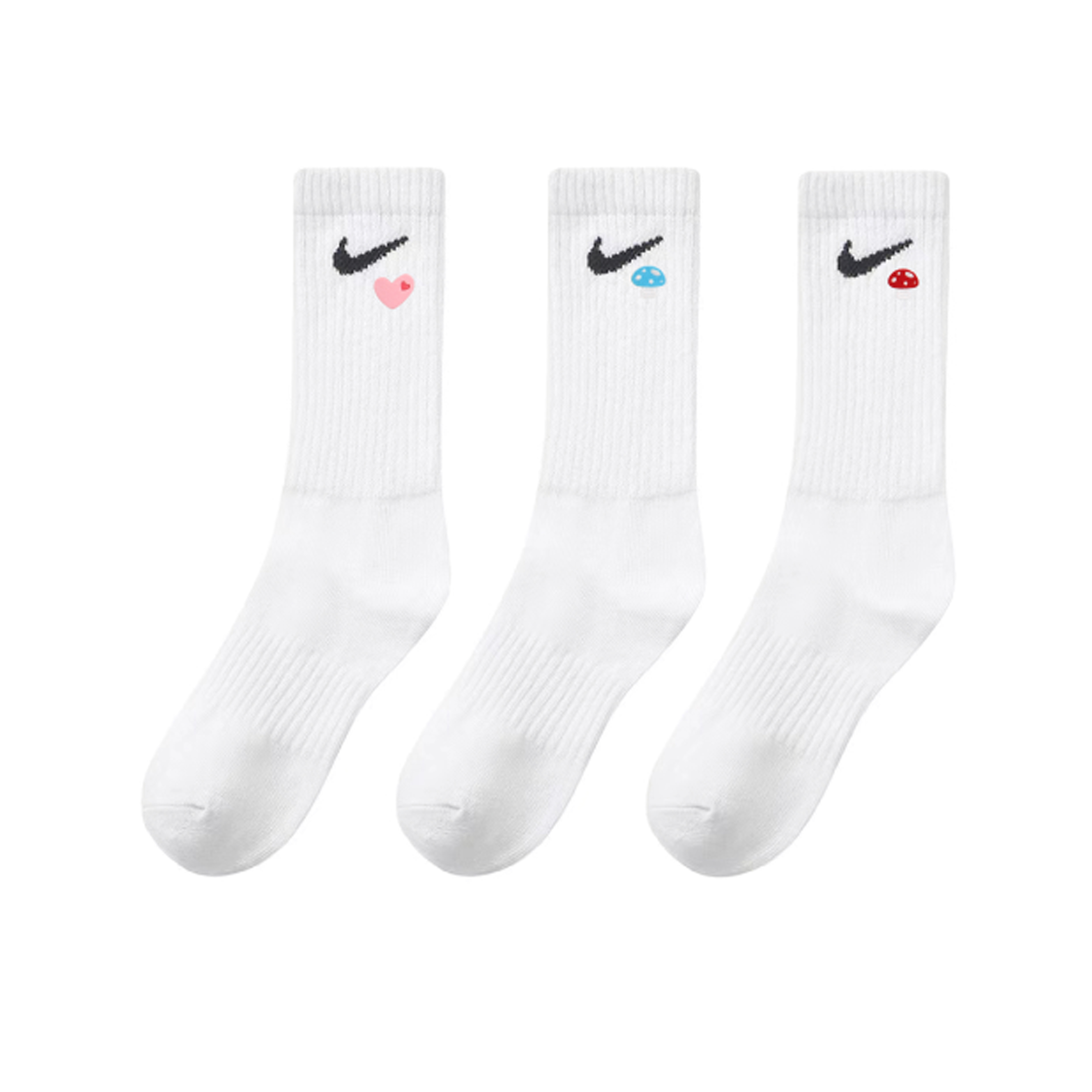 Nike Crew Socks Unisex 3 Pack White