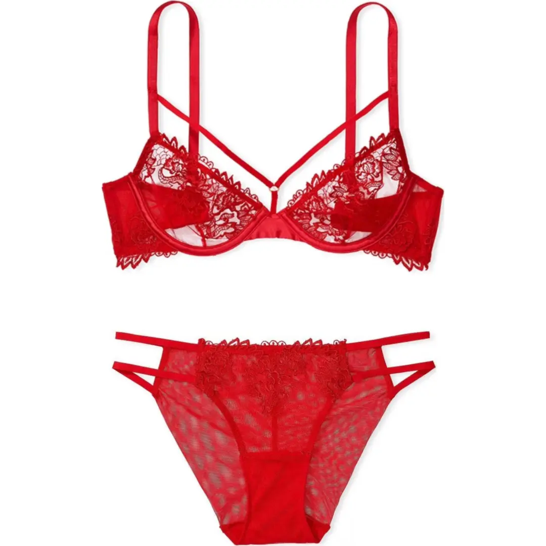 Victoria's Secret Underwear Set Women's Red